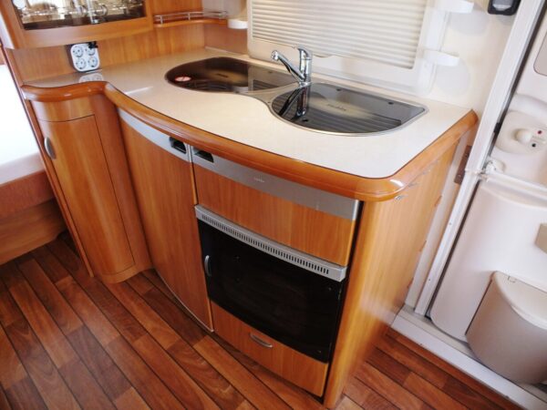 HOBBY Excellent 540 UFF bj.2007, met AIRCO, MOVER, QUEENSBED - Afbeelding 14