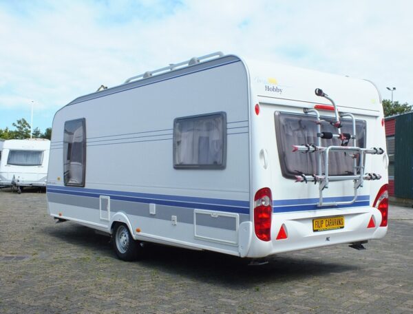 HOBBY Excellent 540 UFF bj.2007, met AIRCO, MOVER, QUEENSBED - Afbeelding 3