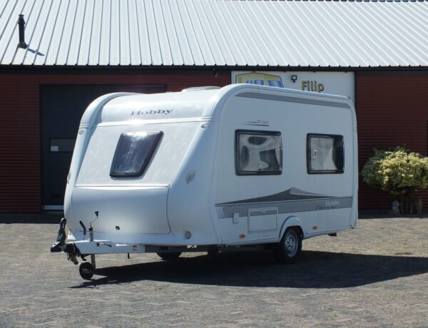 HOBBY De Luxe 400 SFE bj.2011, TOP STAAT, VOORTENT, LUIFEL - Afbeelding 2