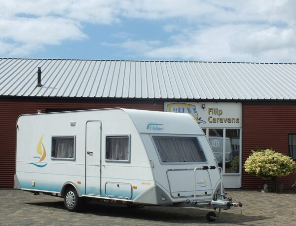 EIFELLAND Holiday 500 bj.2002, STAPELBED, VOORTENT, UITBOUW