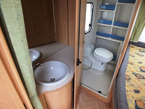 BURSTNER Ventana Avantgarde 500 TS bj.2000, frans bed douche - Afbeelding 22