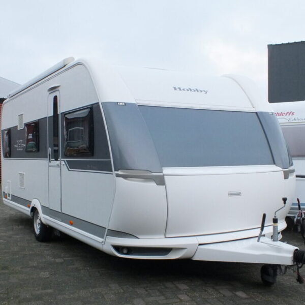 HOBBY De Luxe 545 KMFE bj.2014, met AIRCO, MOVER, VOORTENT