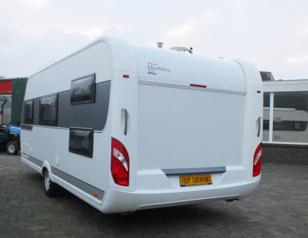 HOBBY De Luxe 545 KMFE bj.2014, met AIRCO, MOVER, VOORTENT - Afbeelding 3