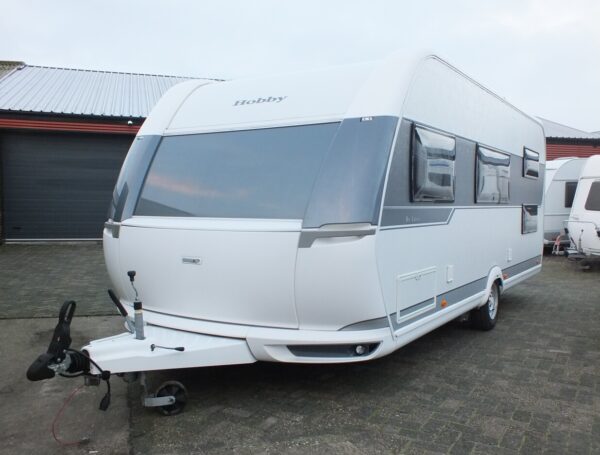 HOBBY De Luxe 545 KMFE bj.2014, met AIRCO, MOVER, VOORTENT - Afbeelding 2