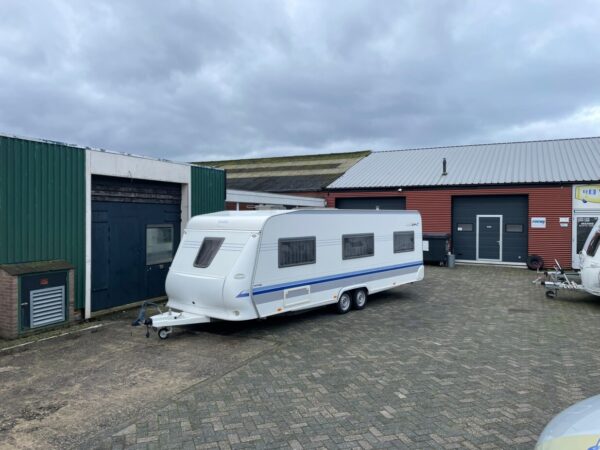 Hobby Prestige 650 UMFE. bj, 2003 met DOUCHE en LUIFEL - Afbeelding 2