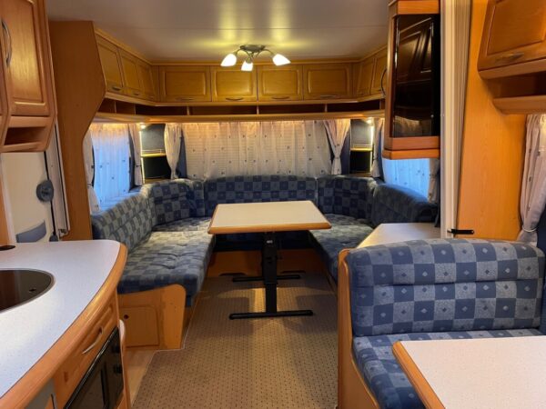 Hobby Prestige 650 UMFE. bj, 2003 met DOUCHE en LUIFEL - Afbeelding 5