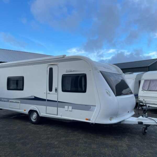 Hobby Prestige 560WLU bj,2014 Met LUIFEL douche TOPSTAAT
