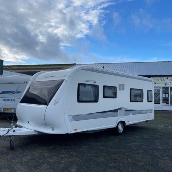 Hobby Prestige 560WLU bj,2014 Met LUIFEL douche TOPSTAAT