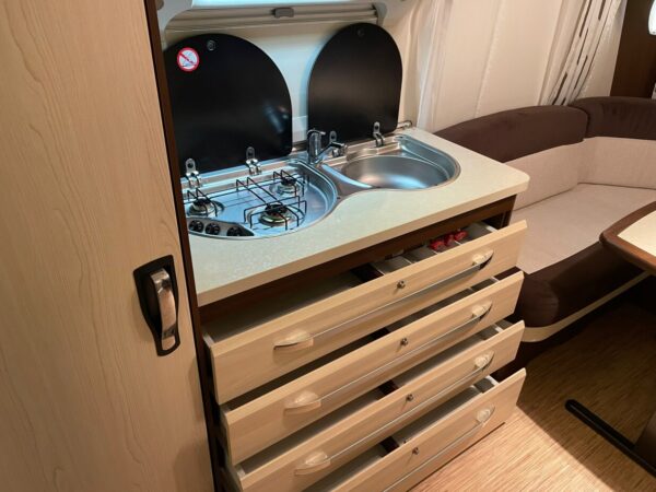 Hobby Prestige 560WLU bj,2014 Met LUIFEL douche TOPSTAAT - Afbeelding 15
