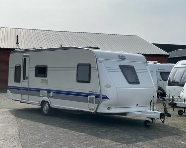 HOBBY De Luxe 560 KMFE bj.2007, 6 PERSOONS, met STAPELBED, VOORTENT
