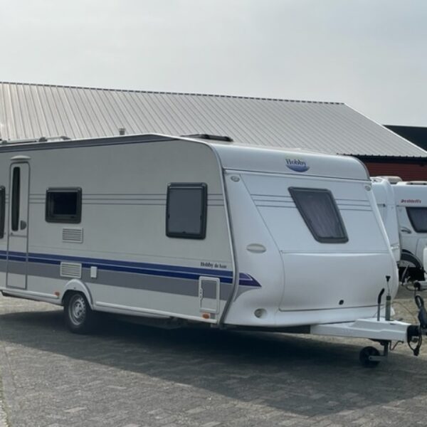 HOBBY De Luxe 560 KMFE bj.2007, 6 PERSOONS, met STAPELBED, VOORTENT