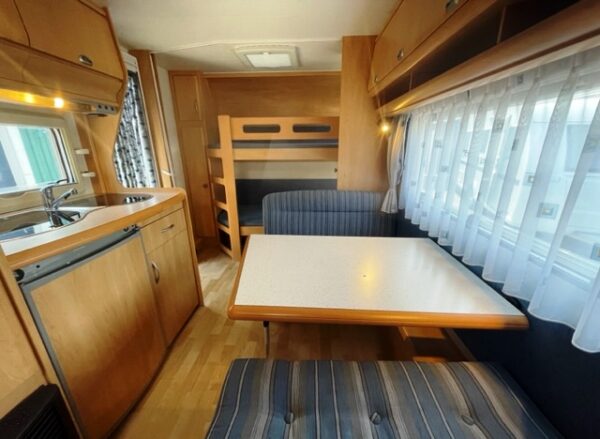 HOBBY De luxe Easy 500 KMFE bj.2003, DOUCHE, MOVER, VOORTENT - Afbeelding 9