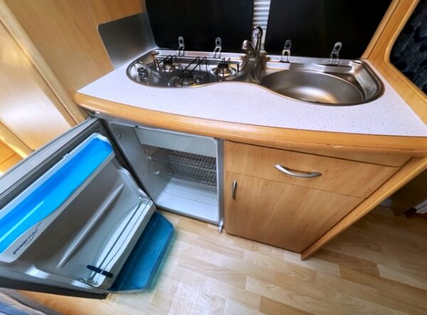 HOBBY De luxe Easy 500 KMFE bj.2003, DOUCHE, MOVER, VOORTENT - Afbeelding 18