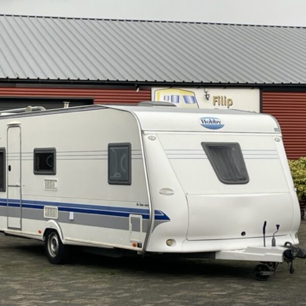 HOBBY De luxe 560 KMFE bj.2004, 6 SLAAPPLAATSEN, STAPELBED