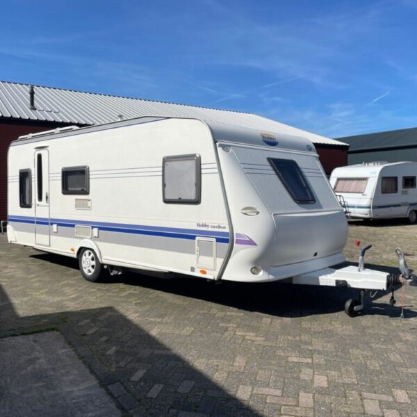 Hobby Excellent KMFE 560 Bj. 2008 Met voortent mover 6 pers