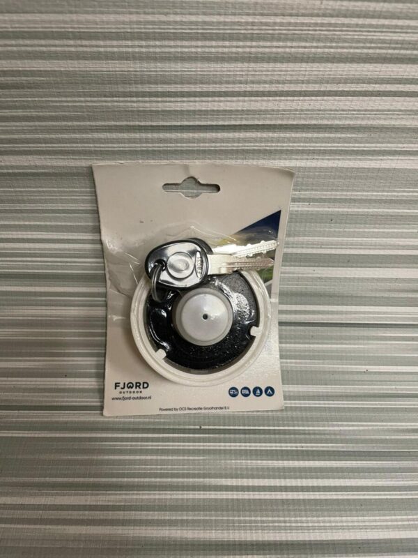 Dop wit watervulopening incl. cylinder