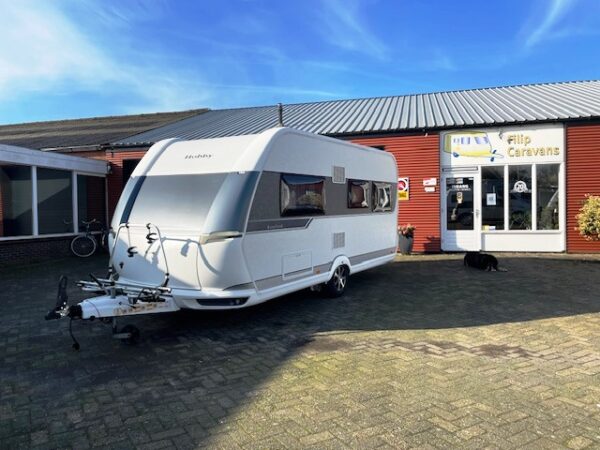 Hobby Excellent 460UFE, bj.2014 met fransbed en mover - Afbeelding 2