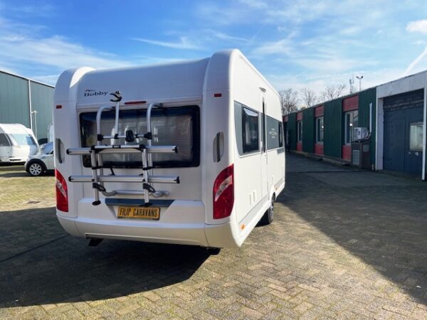 Hobby Excellent 460UFE, bj.2014 met fransbed en mover - Afbeelding 4