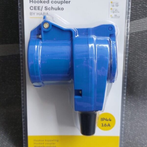 HAAKSE KOPPELING CEE/SCHUKO, IN VERKOOPVERPAKKING