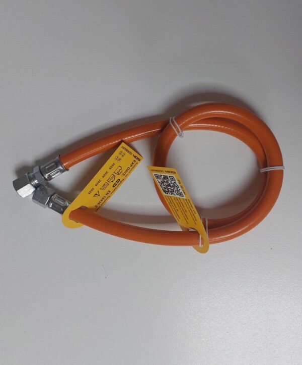 PVC gasslang met koppelingen 10 mm