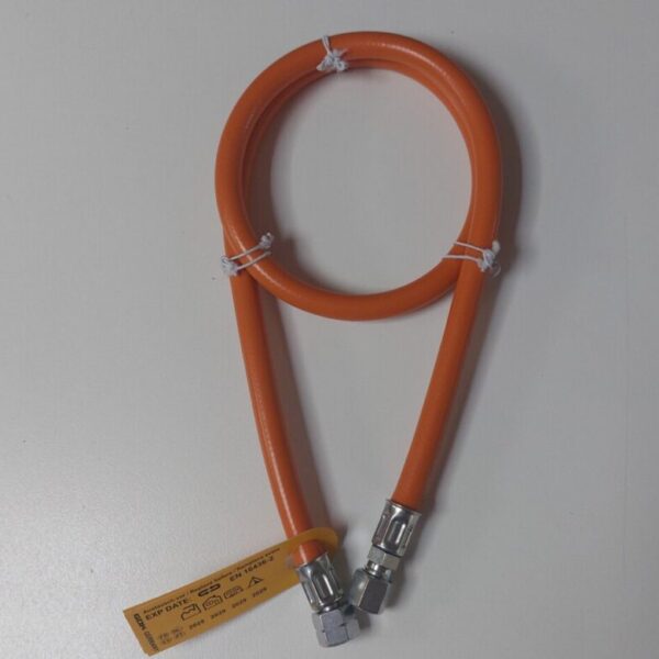 PVC gasslang met koppelingen 8 mm
