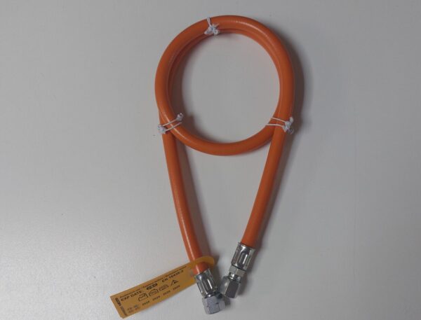 PVC gasslang met koppelingen 8 mm
