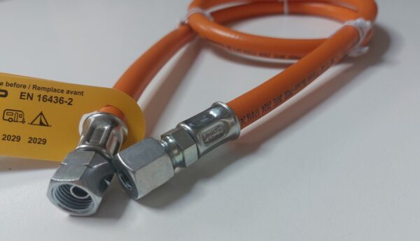 PVC gasslang met koppelingen 8 mm - Afbeelding 2
