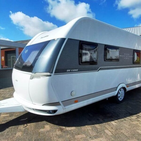 Hobby De Luxe 495 WFB bj.2020, ZONNENPANELEN, SPLINTERNIEUWE VOORTENT!!!