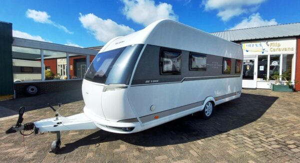 Hobby De Luxe 495 WFB bj.2020, ZONNENPANELEN, SPLINTERNIEUWE VOORTENT!!!