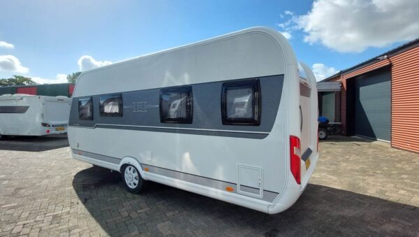 Hobby De Luxe 495 WFB bj.2020, ZONNENPANELEN, SPLINTERNIEUWE VOORTENT!!! - Afbeelding 2