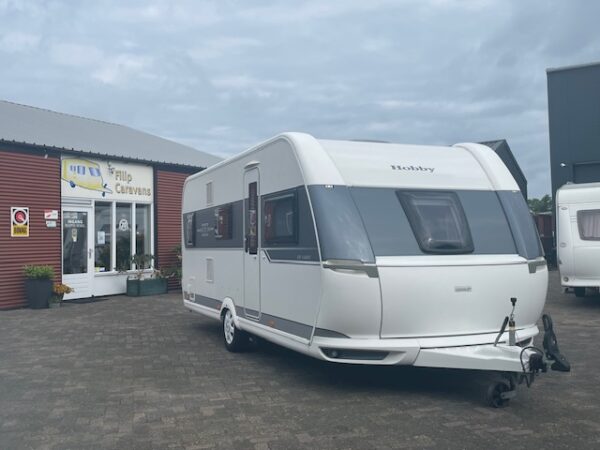 HOBBY De Luxe 545 KMF bj.2018, MOVER, VOORTENT, STAPELBED