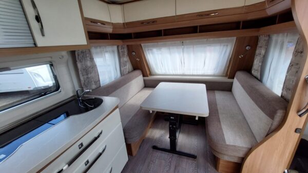 Hobby De Luxe 495 WFB bj.2020, ZONNENPANELEN, SPLINTERNIEUWE VOORTENT!!! - Afbeelding 5