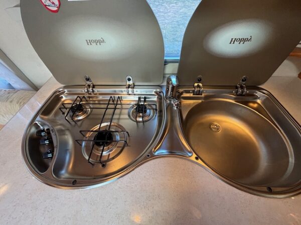 Hobby Excellent 460 UFE bj.2006, VOORTENT en DOUCHE - Afbeelding 11
