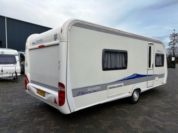 Hobby Excellent 560 WLU bj.2009, VOORTENT en APARTE BEDDEN!!! - Afbeelding 2