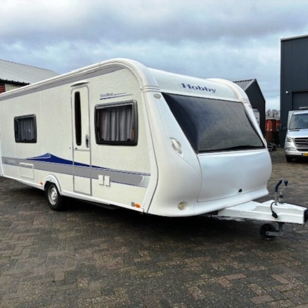 Hobby Excellent 560 WLU bj.2009, VOORTENT en APARTE BEDDEN!!!