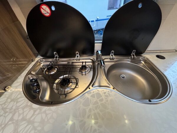 Hobby De Luxe 650 KMFE bj.2014, STAPELBED, 7/8 PERSOONS!!! - Afbeelding 13