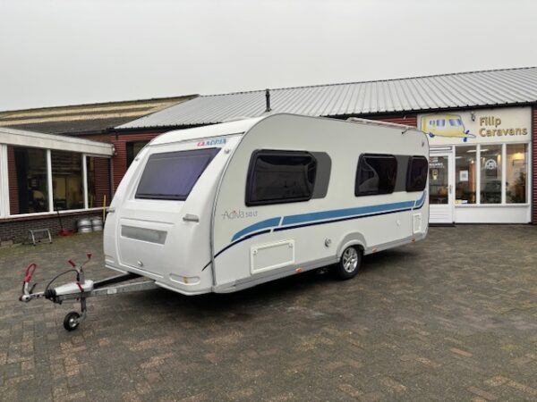 Adria Adiva 513 LT bj.2008 ZAKLUIFEL, 2 ENKELE BEDDEN, MOVER!!! - Afbeelding 2