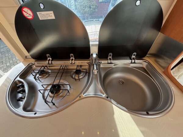 Hobby Excellent 460 LU bj.2012, MOVER en 2 APARTE BEDDEN!!! - Afbeelding 9