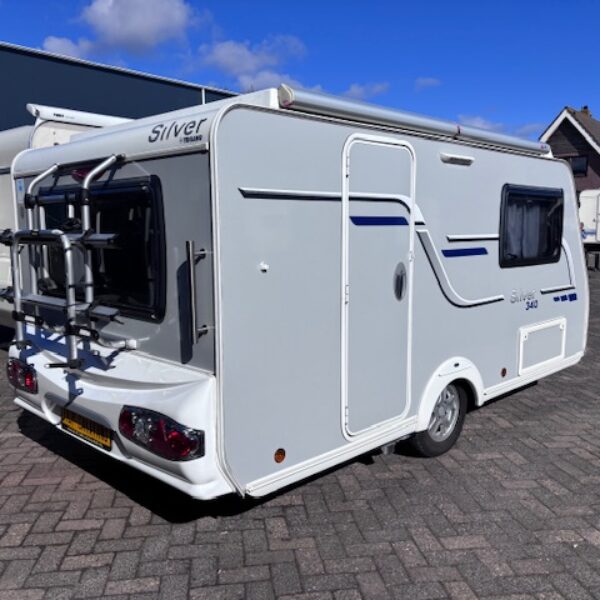 Trigano Silver 340 bj.2014, LICHTGEWICHT, HEFDAK, MOVER en VOORTENT!