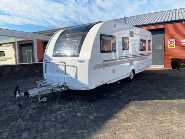 Adria Adora 572 UT, bj.2015 met mover, airco, douche, voortent - Afbeelding 2