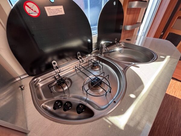 Hobby De Luxe 420 KB bj.2012, MOVER, VOORTENT en STAPELBED!!! - Afbeelding 11