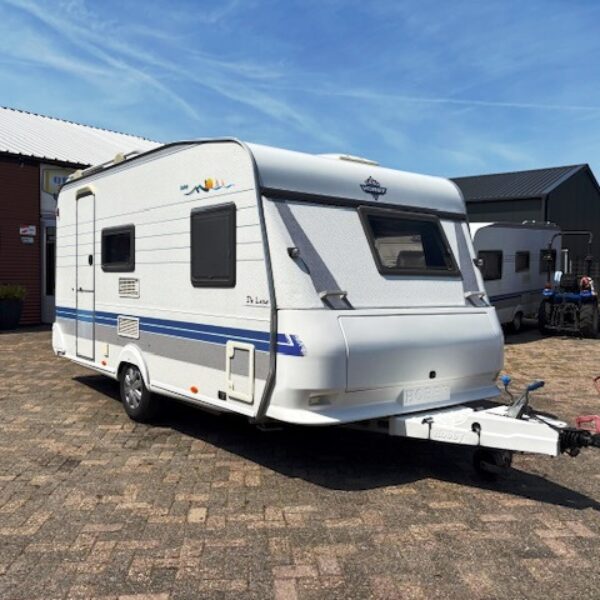 Hobby De Luxe 440SFE, bj.2000 met fransbed en voortent
