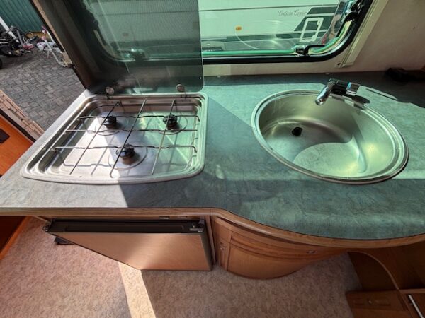 Adria Unica B 462 DP bj.2000, met VOORTENT en LUIFEL!!! - Afbeelding 11
