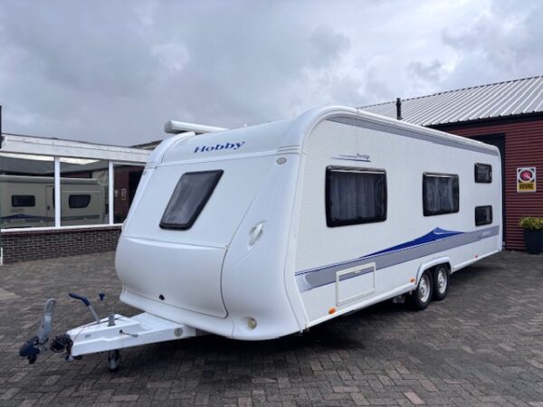 Hobby Prestige 650 KMFE bj.2009 met STAPELBED en MOVER - Afbeelding 4