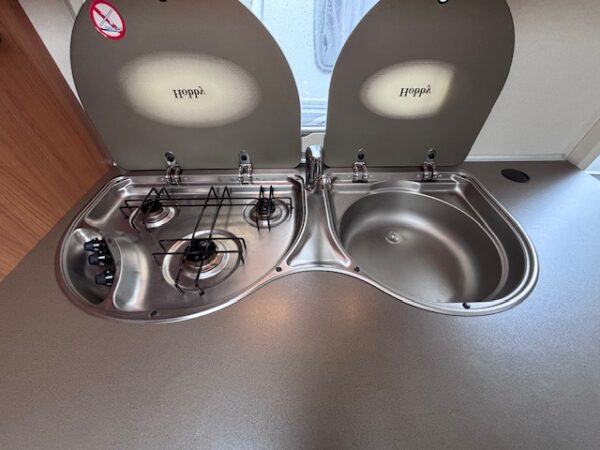 Hobby De Luxe 560KMFE bj.2010, 6 PERSOONS, MOVER en VOORTENT - Afbeelding 12