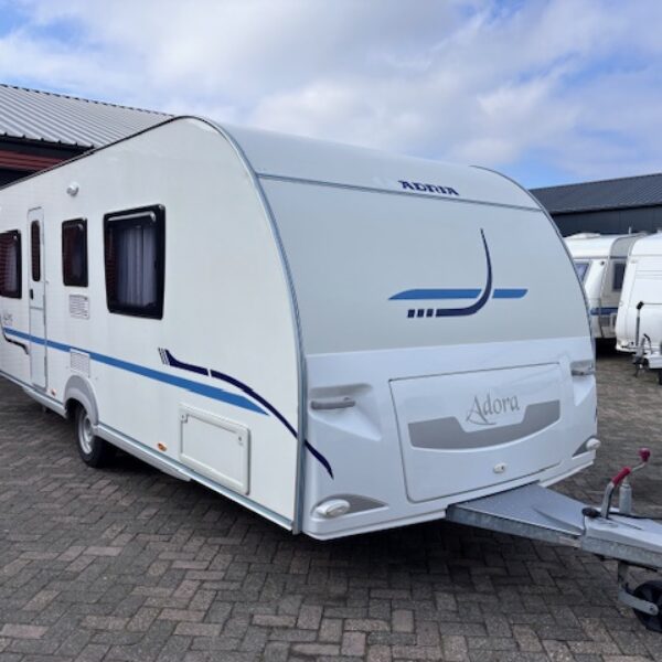 Adria Adora 563 PU bj.2009 QUEENSBED, VOORTENT!!!