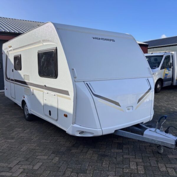 IMG_5747 Weinsberg CaraOne 480 QDK bj.2017 VOORTENT, STAPELBED