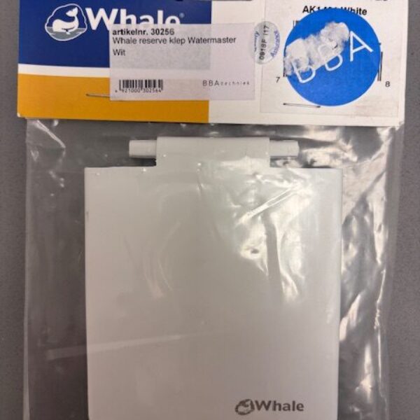 Whale reserveklep Watermaster wandinlaat