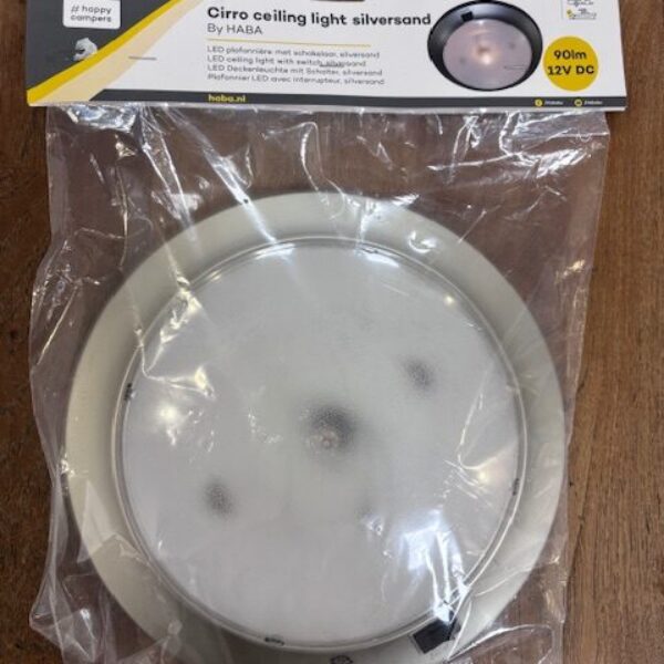 Cirro plafondlamp camper en caravan 12 Volt - silversand