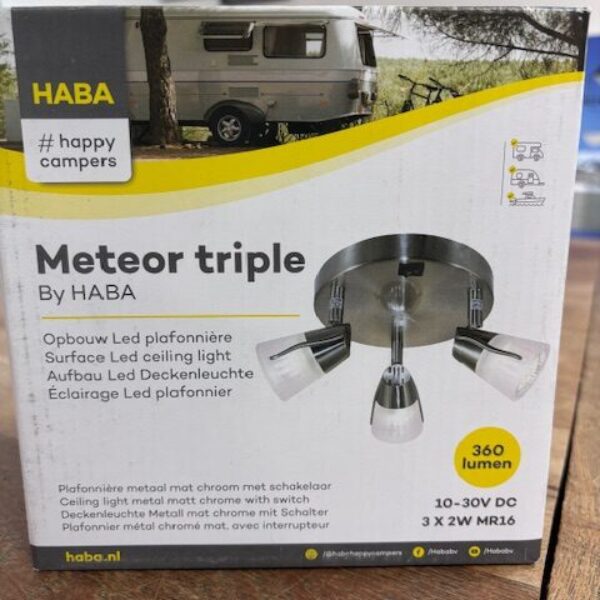 Meteor Triple plafondlamp met 3 spots